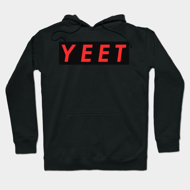 Yeet Meme Black Box Dank Gamer Yeetin Funny White Color Hoodie by mangobanana